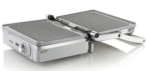 Electric Tabletop Grill With Steel Finish