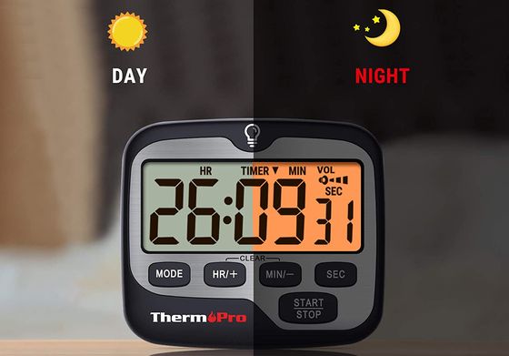 Cooking Timer With Grey Digit LCD