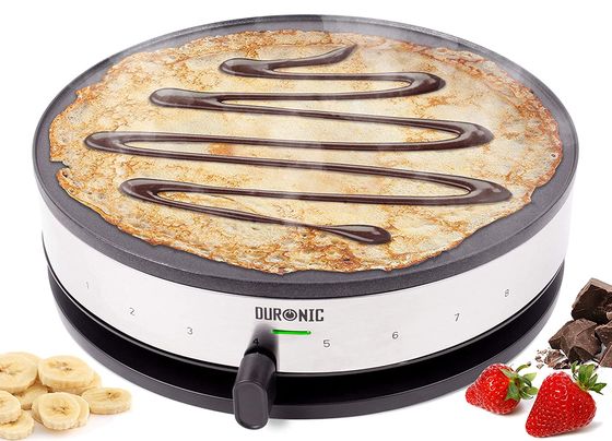 Electric Crepe Maker With Front Settings