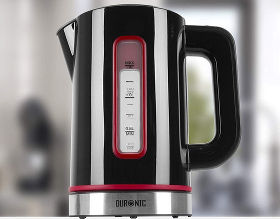 Variable Temperature Kettle In Red And Black