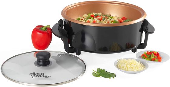 Electric Frying Pan With Glass Top