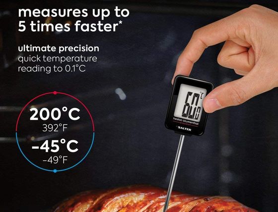 Cooking Temperature Probe In Black