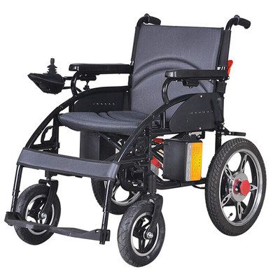 Motorised Wheelchair With Grey Chair Area