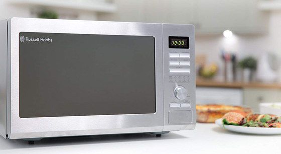 Steel Microwave Convection Oven With Screen