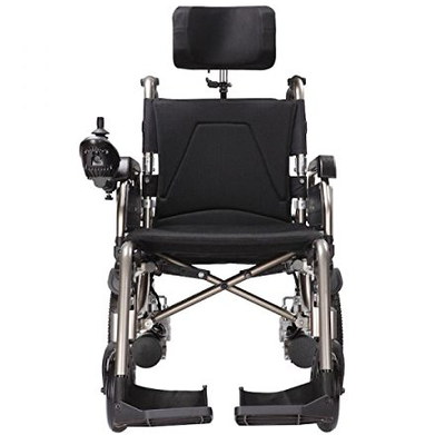 Power Wheelchair In Black And White Finish