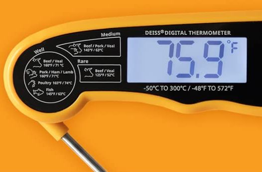 Food Thermometer With Blue Exterior
