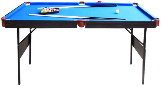 Foldable Modern 6ft Pool Table In Brown
