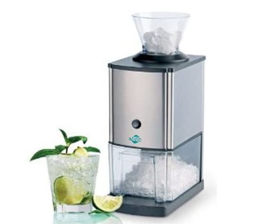 Electric Crushed Ice Maker With Black Case
