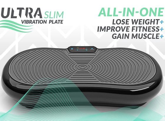 Black Fitness Slim Vibration Plate