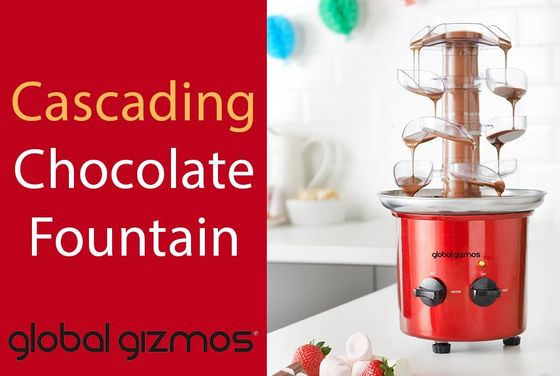 3 Tier Cascading Chocolate Fountain Tower