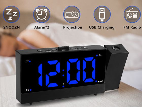 New Digital Projection Alarm Clock