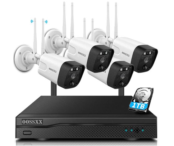 New HD Camera CCTV Kit 4Pcs PIR