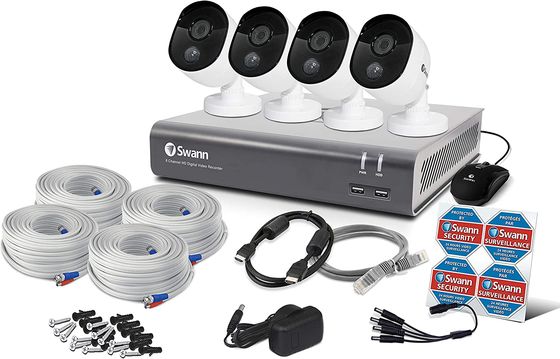 Security 1080p CCTV System In White Finish