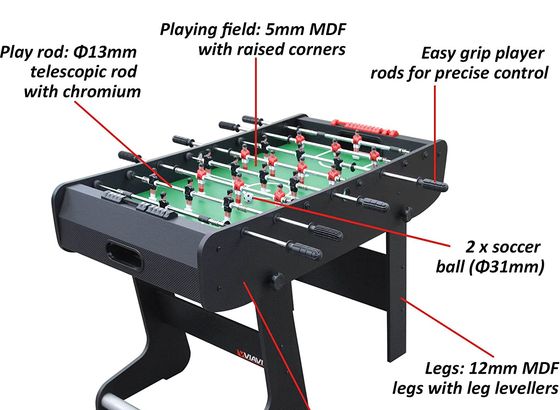 Dark FT100X 4 Foot Folding Football Table