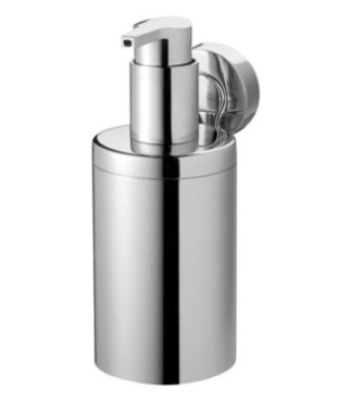 Chrome Zinc Steel Soap Dispenser With Front Spout