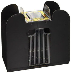 Automated Fast Pro Card Shuffler With Black Exterior