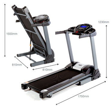 Fold Away Treadmill With Dimensions