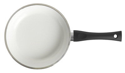 Non-Stick Kitchen Ceramic Fry Pan With White Interior