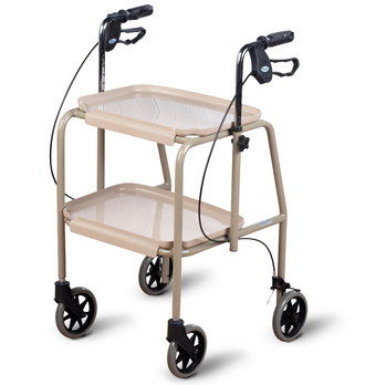 Walking Aid Trolley With Square 2 Trays