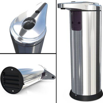 3 Modes Chrome Soap Dispenser With Polished Gleam