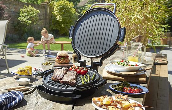 Dishwasher Safe No Fat Grill With Ribbed Plate