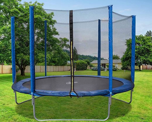 Outdoor Trampoline With High Enclosure