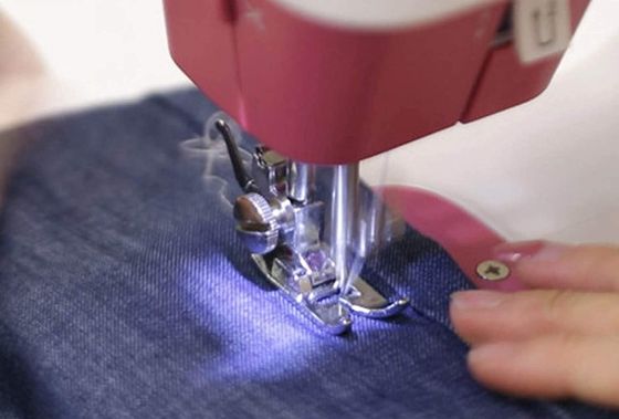 Home LED Sewing Machine With Denim