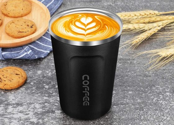Reusable Coffee Cup In Black