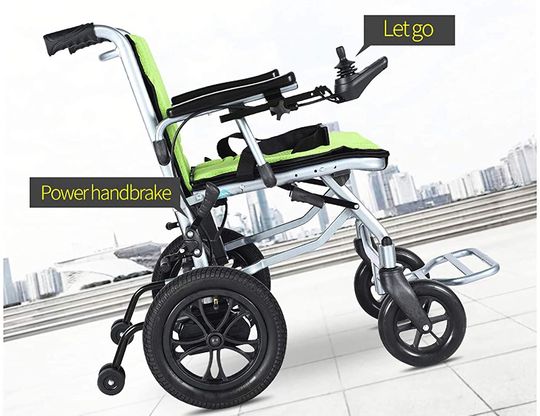 Smart Green Electric Wheelchair