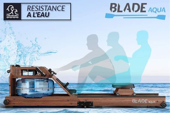 Water Rowing Machine With Wood Frame
