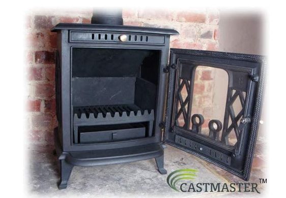 Multi Fuel Wood Burning Stove In All Black