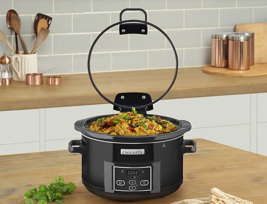 4.7 L Digital Slow Cooker With Clear Lid