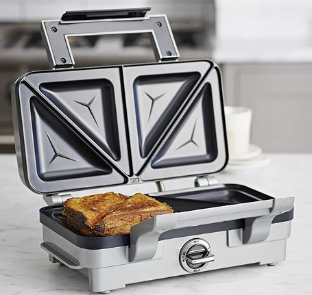 Big Sandwich Toaster Grill With Square Handgrip