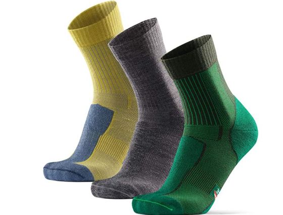 Merino Wool Socks For Men Green Yellow