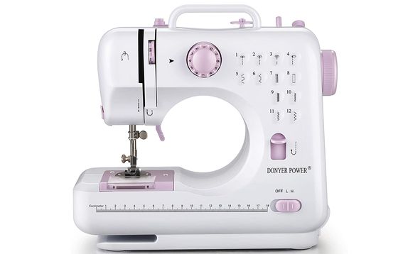 Portable Sewing Machine In All White