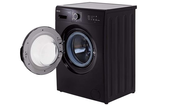 Black Washing Machine With Big Dial