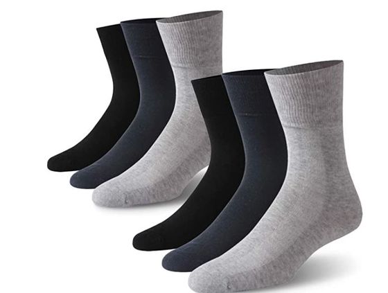 Wide Loose XL Men's Diabetic Socks