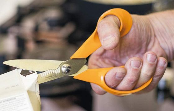 Kitchen Food Scissors With Orange Handle