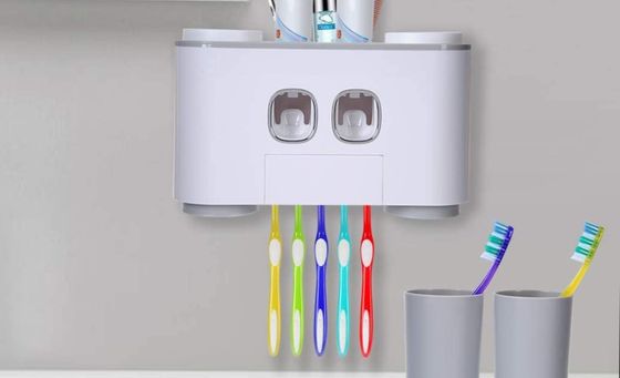 Toothpaste Dispenser Squeezer In White