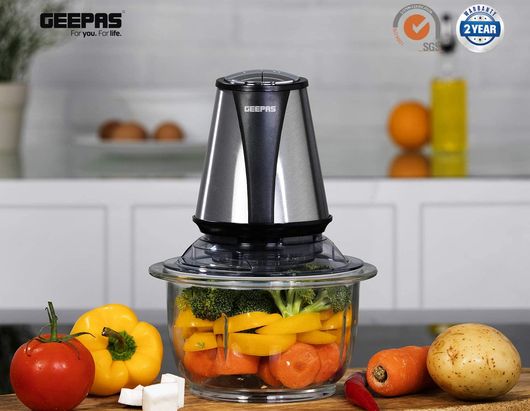 Small Food Processor With See-Through Bowl