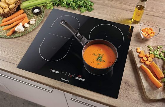 Glass 60 cm Induction Hob In Black
