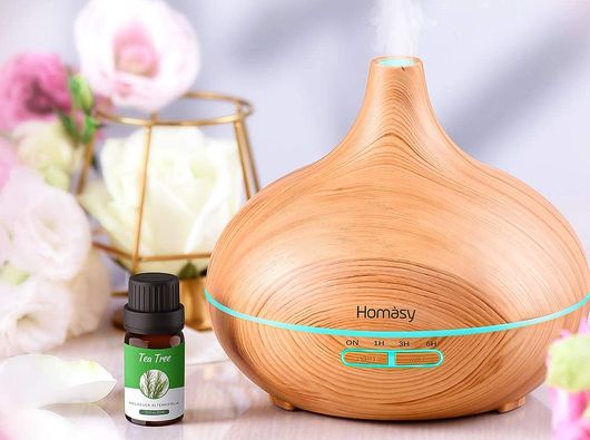 Scented Oil Diffuser With Wood Effect
