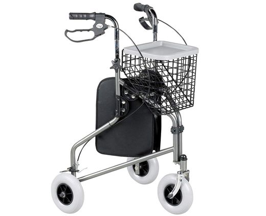 Folding Mobility Walker With Basket And Tray