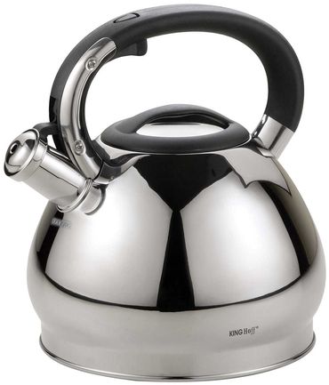 Stove Top Whistling Kettle With Curved Grip