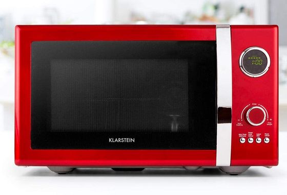 Dinesty Retro Microwave In Red