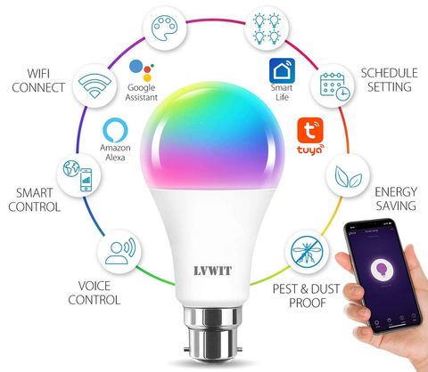 LED Smart Bulb With Alexa Voice