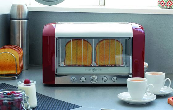 Bright Red 2-Slot Toaster