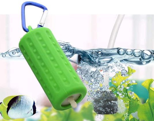 Aquarium Air Pump With Green Silicone Tube