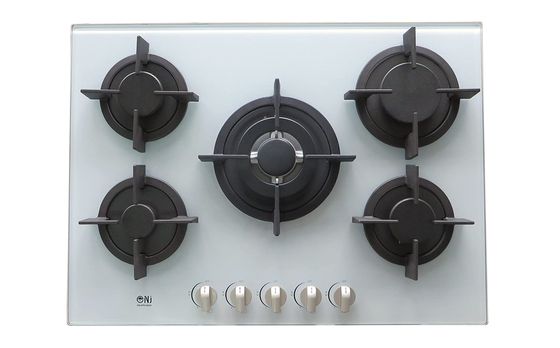Large 70cm Gas On Glass Hob