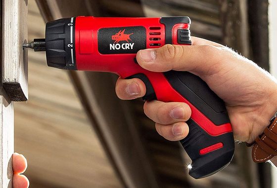 Mini Rechargeable Screwdriver In Red